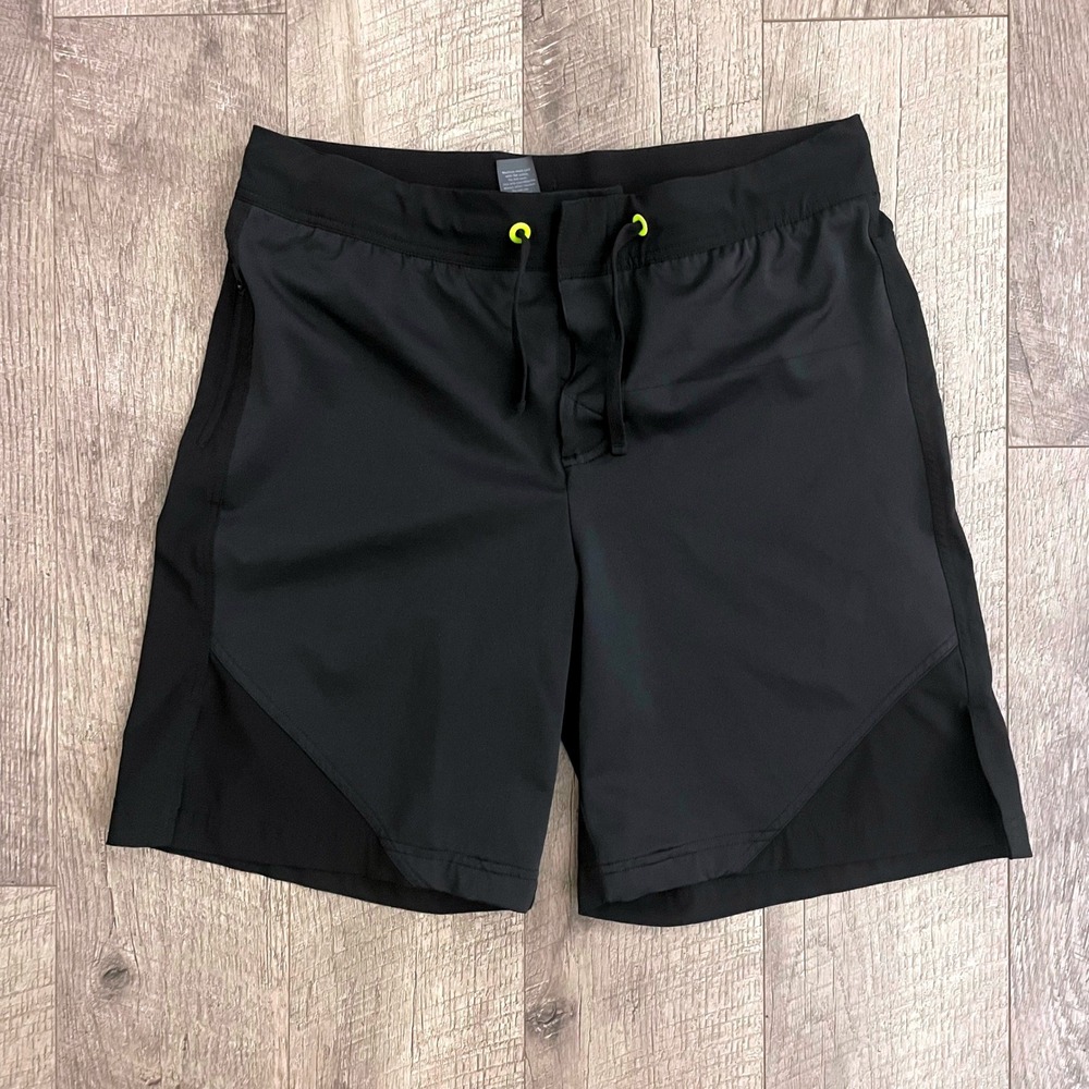 C9 Champion Mens Black Training Athletic Shorts Size M Drawstring 492017-C217